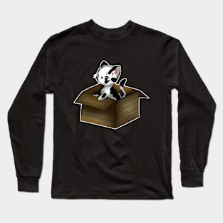 kitty box n 2 Long Sleeve T-Shirt